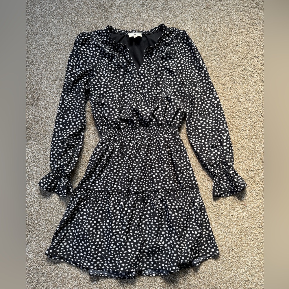 Black Polka Dot Dress